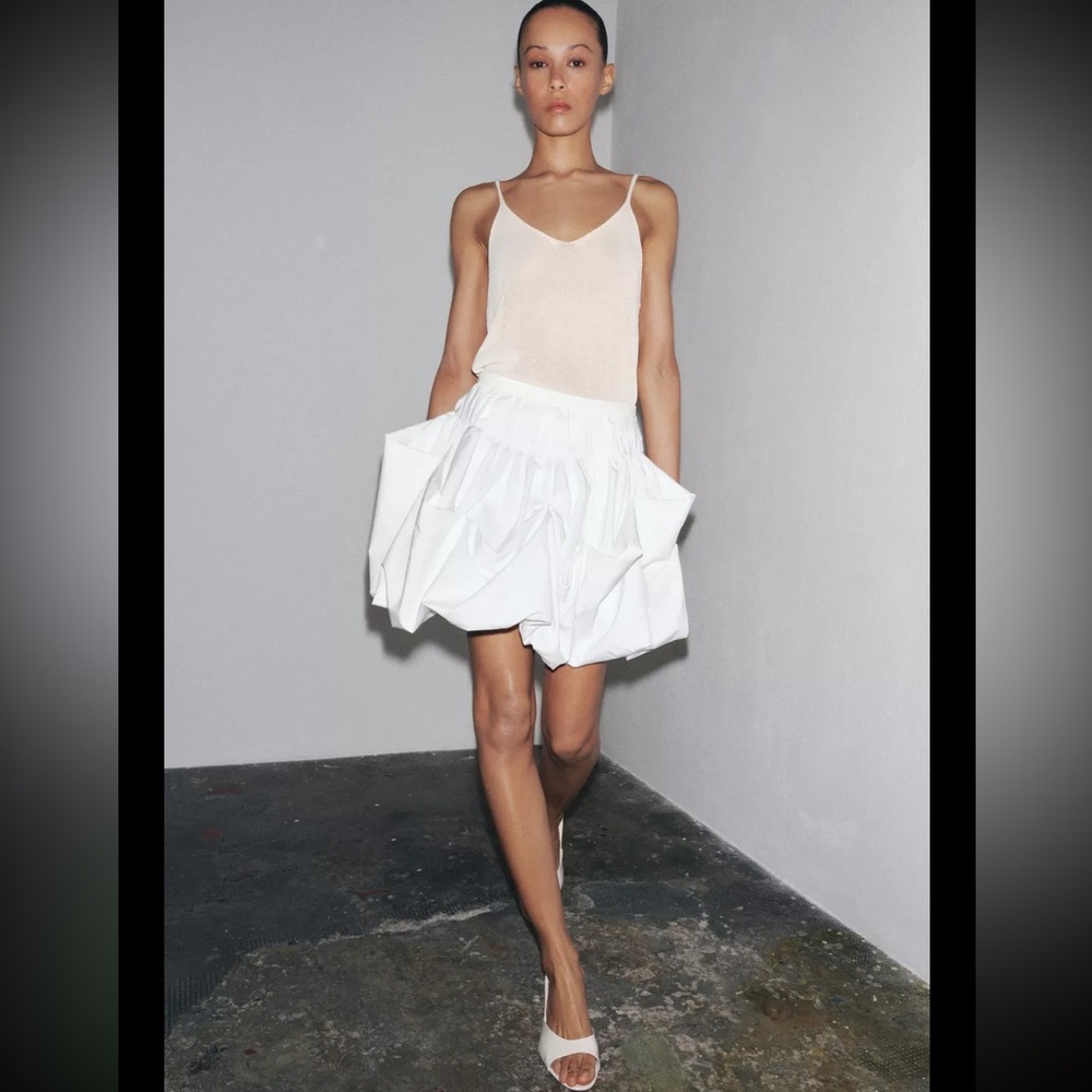 Zara ZW collection ballon skirt - Picture 2 of 12